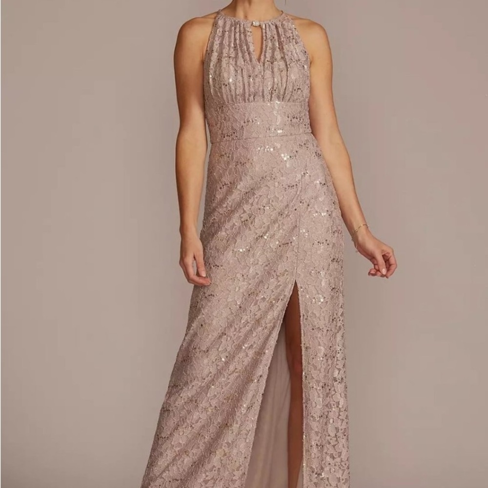 Oleg Cassini blush, size 14 mother of the bride/groom dress, new!